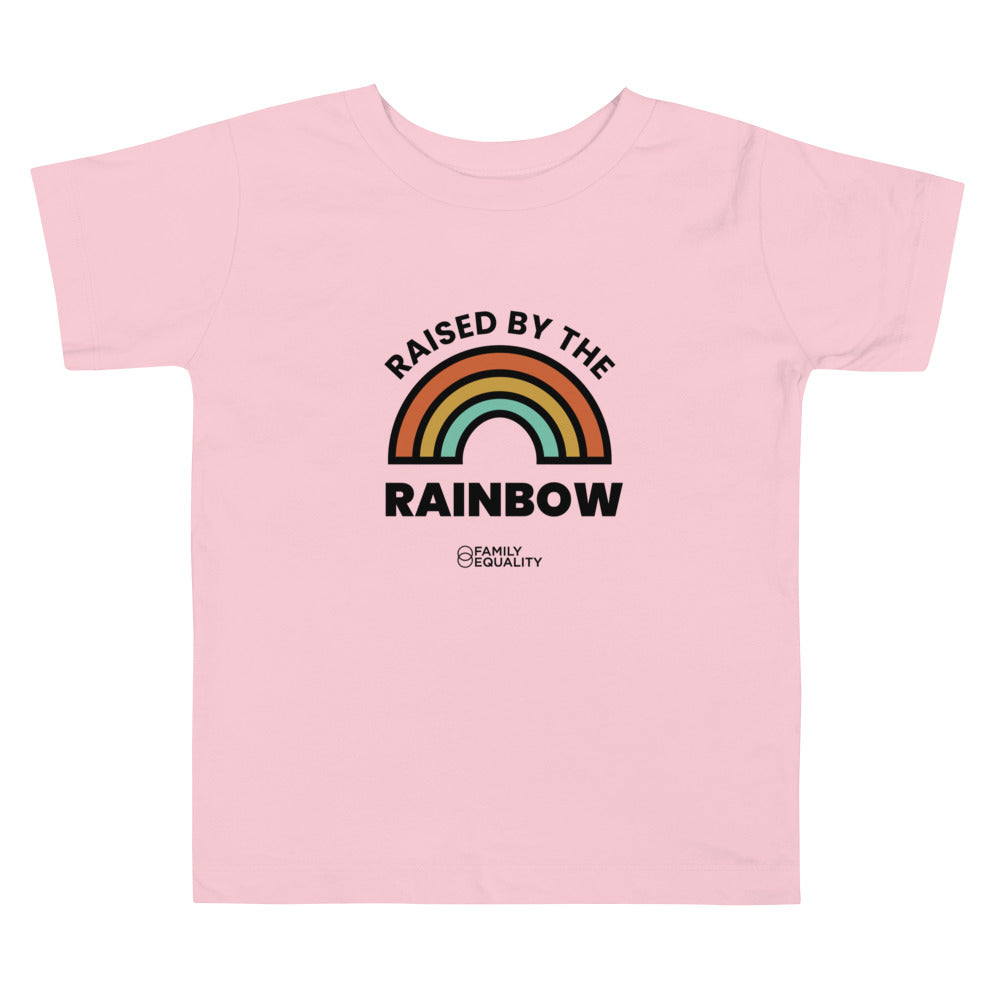 Raised by the Rainbow Toddler Tee