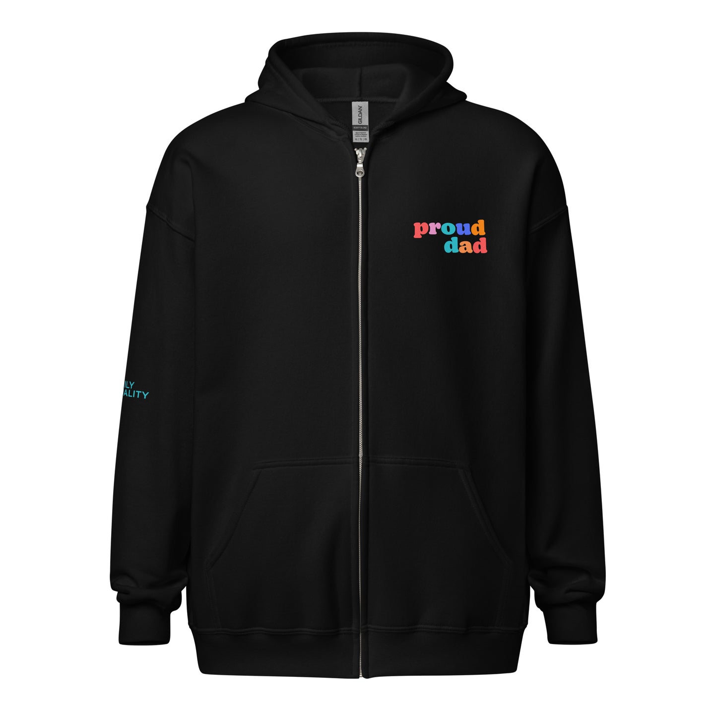 Proud Dad Zip Hoodie