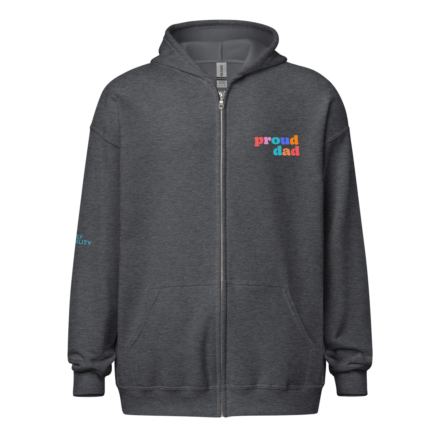 Proud Dad Zip Hoodie
