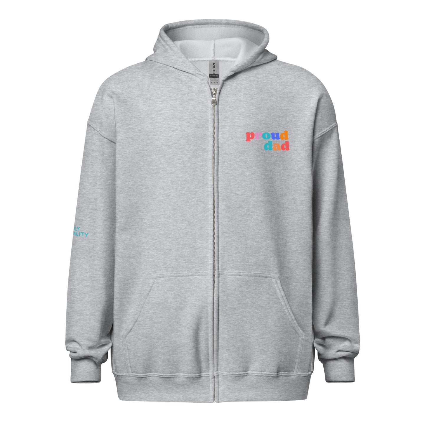 Proud Dad Zip Hoodie