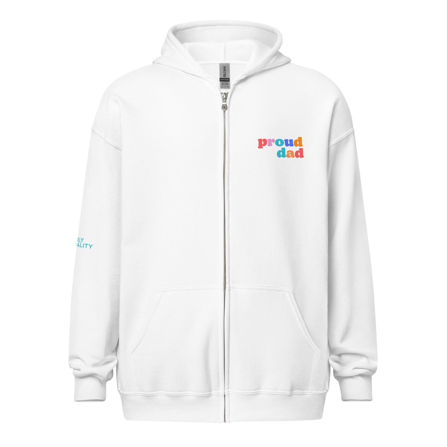 Proud Dad Zip Hoodie