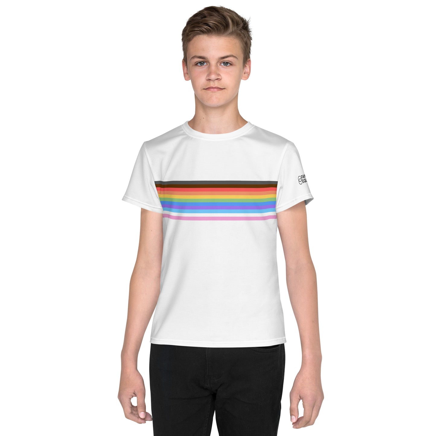 Rainbow Youth Crew Neck Tee