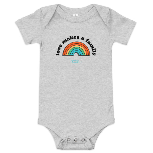 Love Makes a Family Baby Onesie