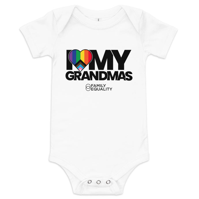 I Love My Grandmas Baby Onesie