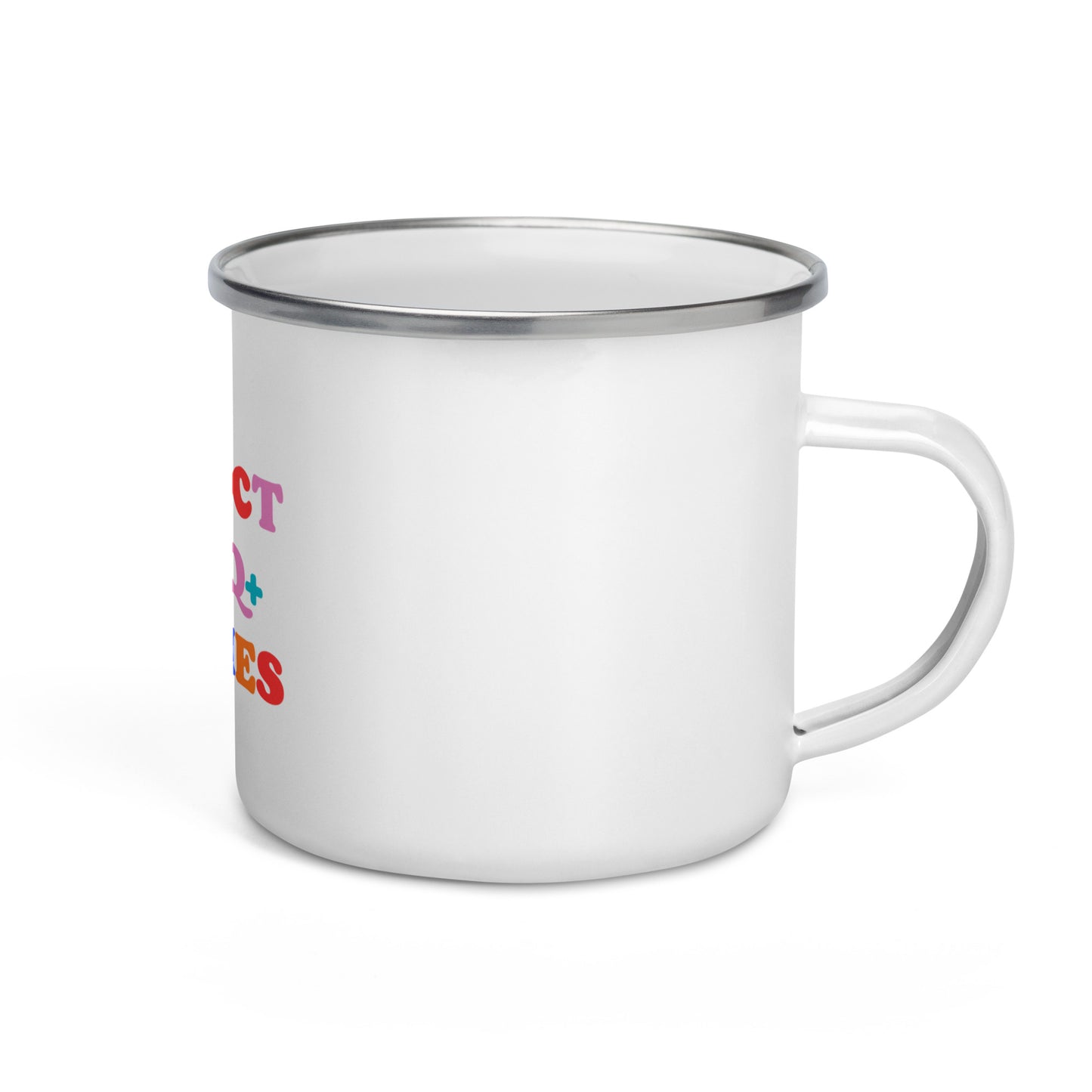 Protect LGBTQ+ Families Enamel Mug