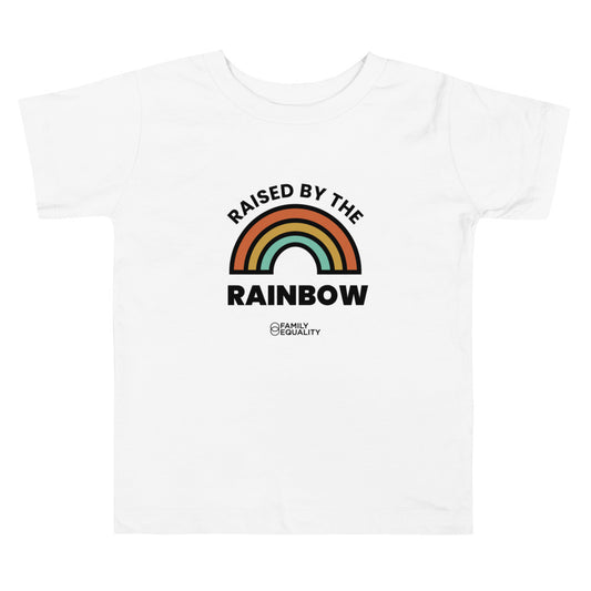 Raised by the Rainbow Toddler Tee