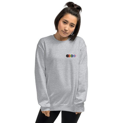 Rainbow Pride Embroidered Sweatshirt