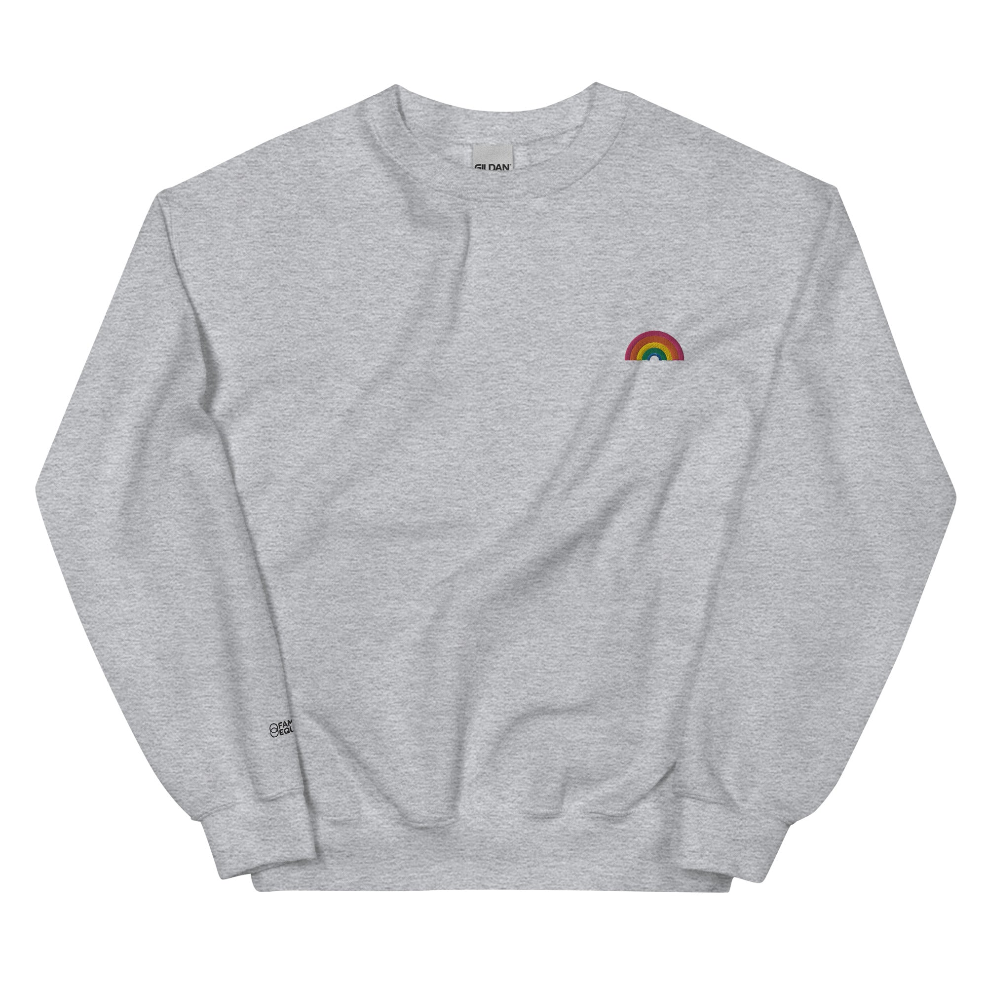 Rainbow discount embroidered sweatshirt