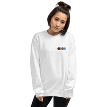 Load image into Gallery viewer, Rainbow Pride Embroidered Sweatshirt