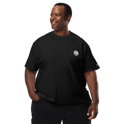 Proud Trans Dad | Unisex garment-dyed pocket t-shirt