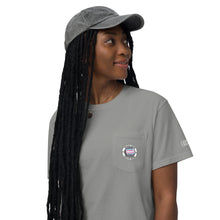 Load image into Gallery viewer, Proud Trans Mom | Unisex garment-dyed pocket t-shirt