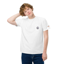 Load image into Gallery viewer, Proud Trans Parent | Unisex garment-dyed pocket t-shirt in white