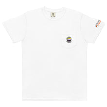 Load image into Gallery viewer, Proud Maddy | Unisex garment-dyed pocket t-shirt in white