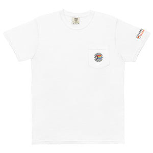 Proud Parent | Unisex garment-dyed pocket t-shirt in white