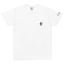 Load image into Gallery viewer, Proud Dad | Unisex garment-dyed pocket t-shirt in white