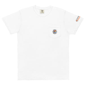 Proud Dad | Unisex garment-dyed pocket t-shirt in white
