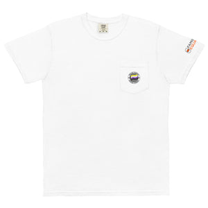 Proud Nonbinary Parent | Unisex garment-dyed pocket t-shirt in white