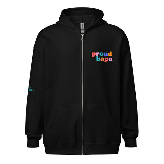 Proud Bapa Zip Hoodie