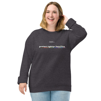 Protect LGBTQ+ Families Adult Crewneck Sweatshirt