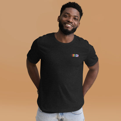 Rainbow Pride Embroidered T-Shirt