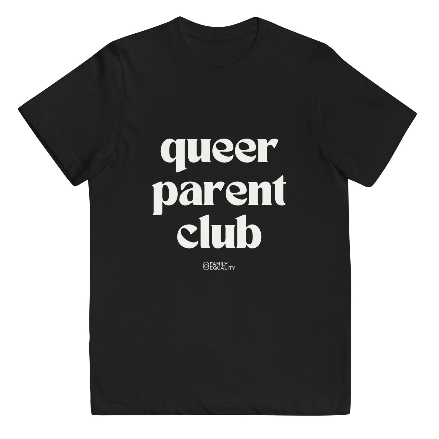 Queer Parent Club Youth Tee in Black
