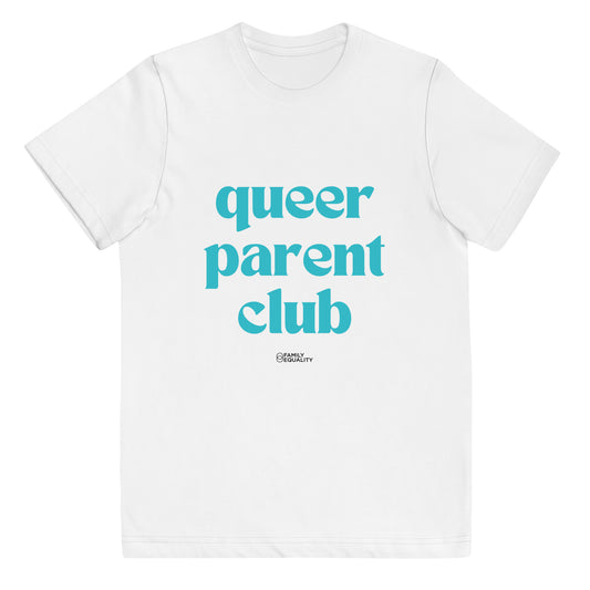 Queer Parent Club Youth Tee in White