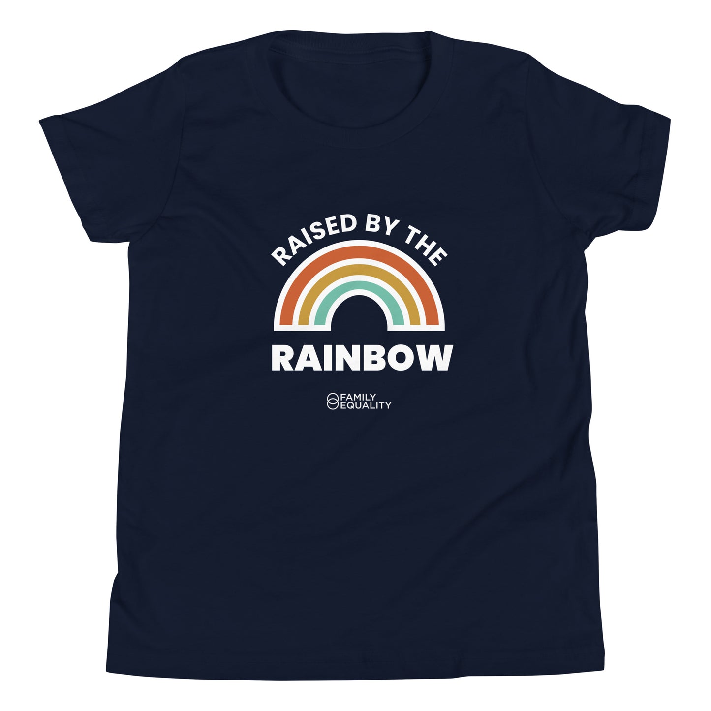 Raised by the Rainbow Youth Tee | Black or Navy