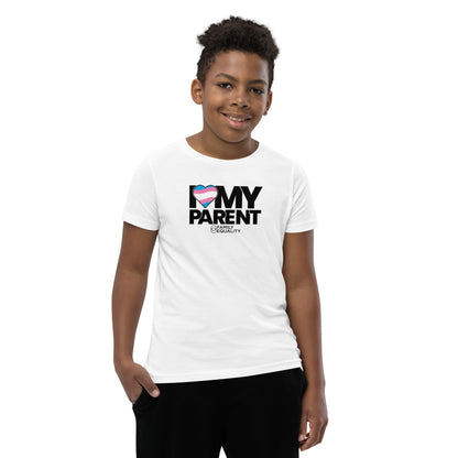 I Love My Trans Parent Youth T-Shirt