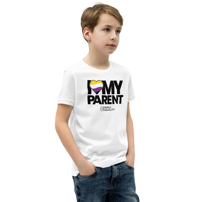 I Love My Nonbinary Parent Youth T-Shirt